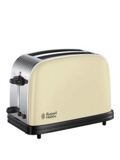 Russell Hobbs 23334 Colours Plus 2-Slice Toaster - Cream